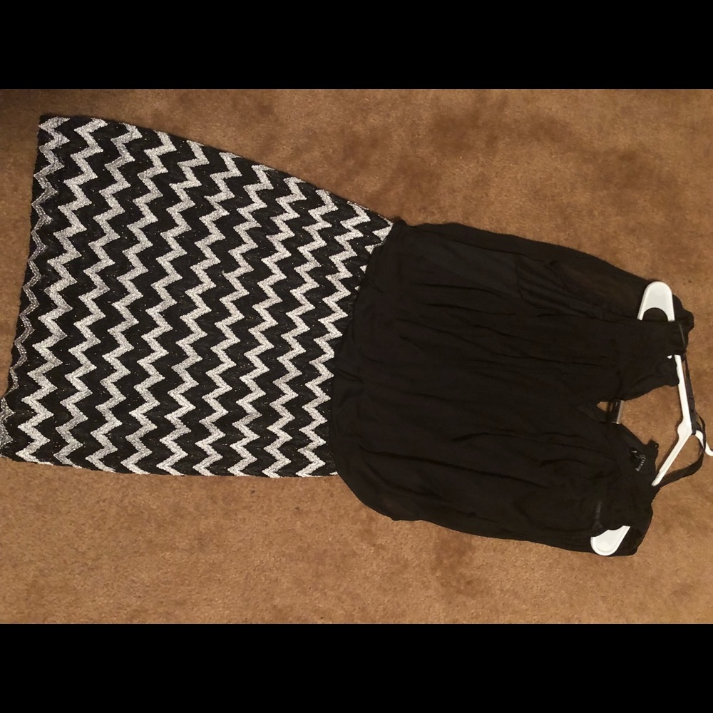 A black dress